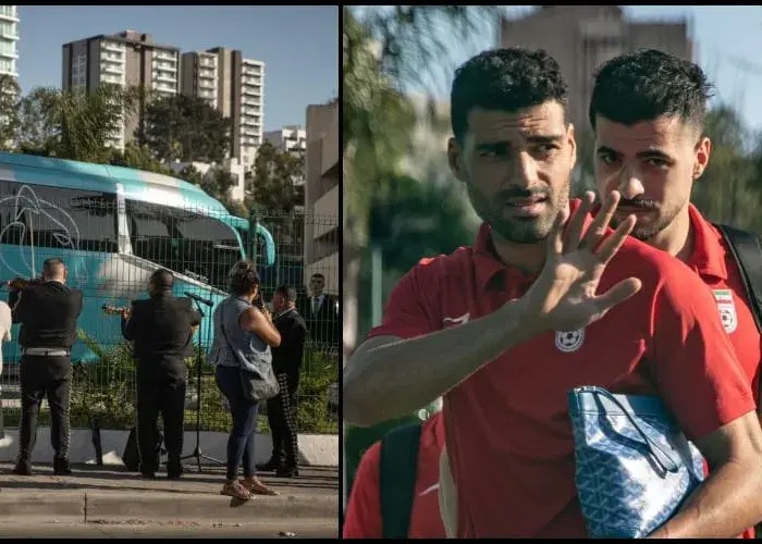 حمایت مکزیکی‌ها از تیم ملی ایران با موسیقی ماریاچی
