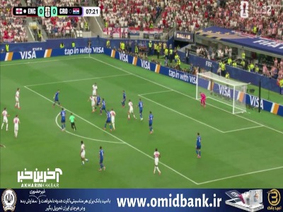 شوت کین با برخورد به مدافعان از کنار دروازه به بیرون رفت