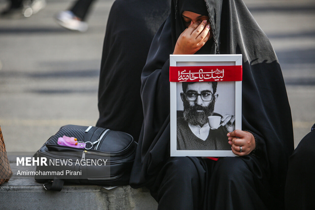 عزاداری خرم‌آبادی‌ها در فراق امام خامنه‌ای