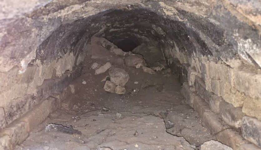 کشف یک کانال تاریخی در خرم‌آباد حین اجرای طرح گردشگری قلعه فلک الافلاک