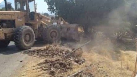 آزادسازی حریم راه های روستایی سلسله در لرستان