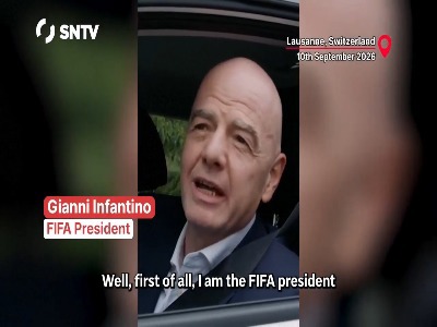 اینفانتینو: با شعار «فوتبال برای همه» نامزد می‌شوم