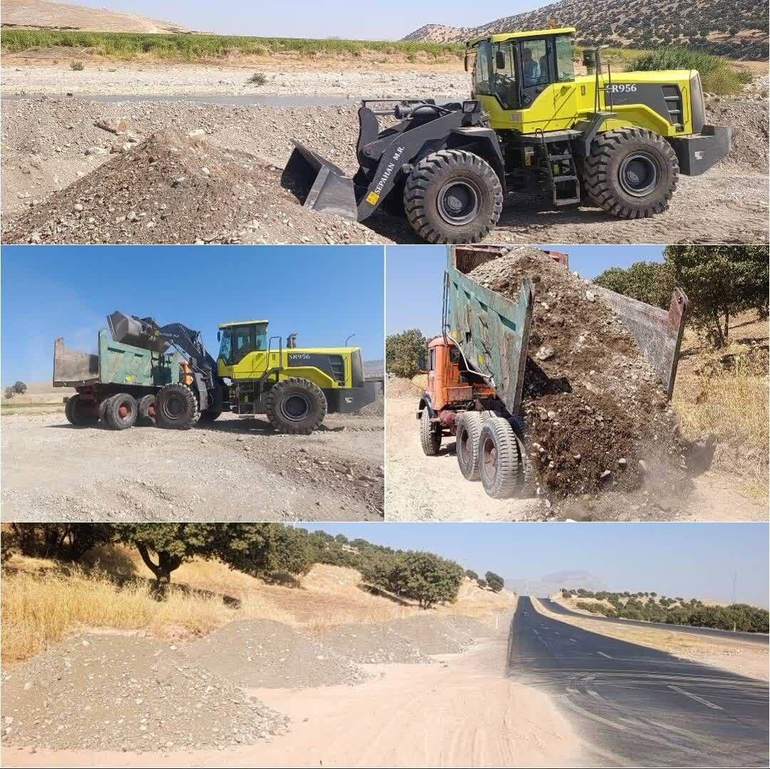 آغاز عملیات بهسازی و ایمن‌سازی دوربرگردان میشاخور در لرستان