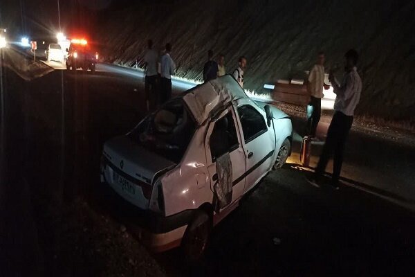 واژگونی ال‌۹۰ در جاده خرم‌آباد - الشتر ۴ مصدوم بر جای گذاشت