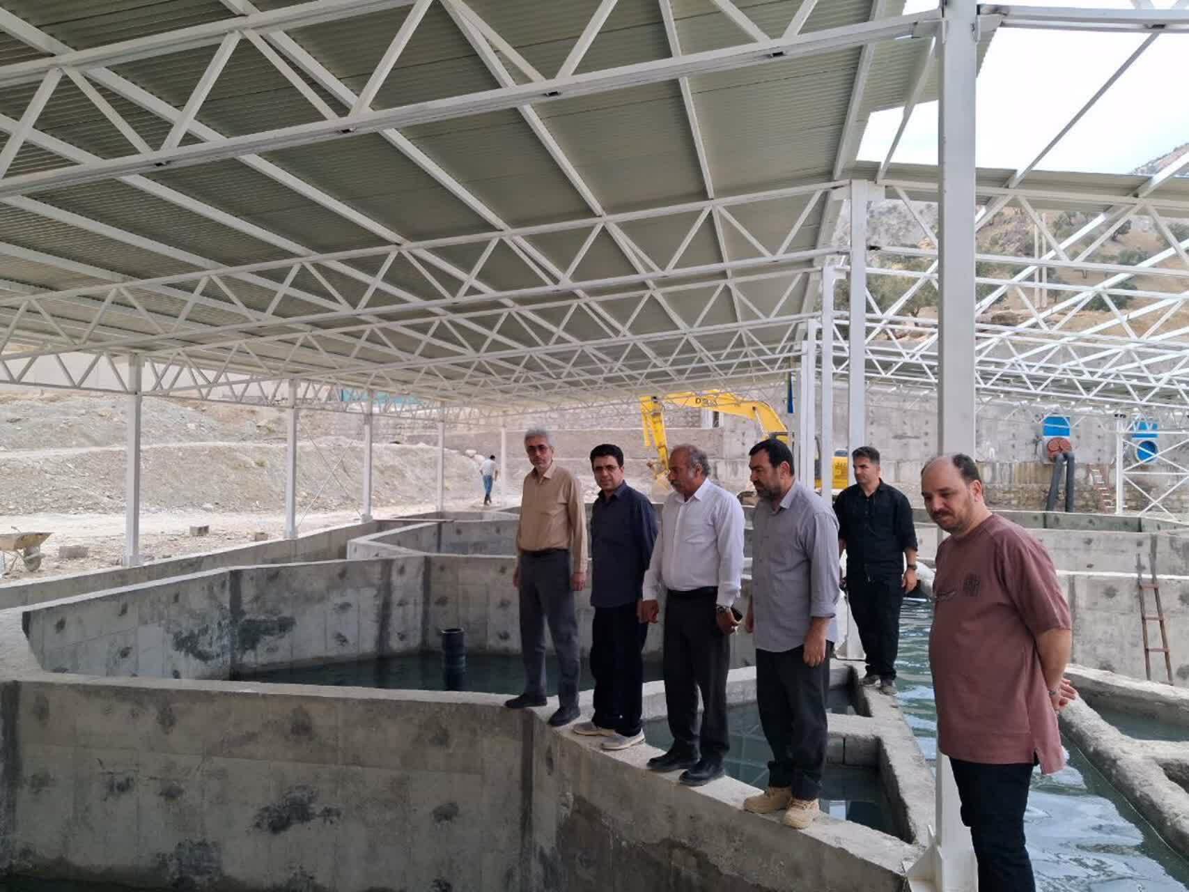 مجتمع پرورش ماهیان خاویاری سپیددشت لرستان در آستانه بهره‌برداری