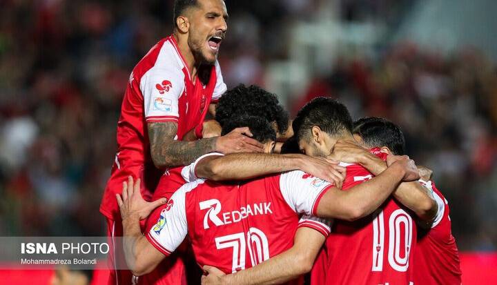 صدرنشینی پرسپولیس در پایان هفته هشتم
