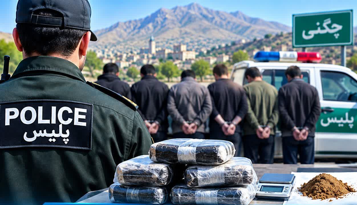دستگیری ۶ سارق و کشف مواد مخدر در چگنی لرستان