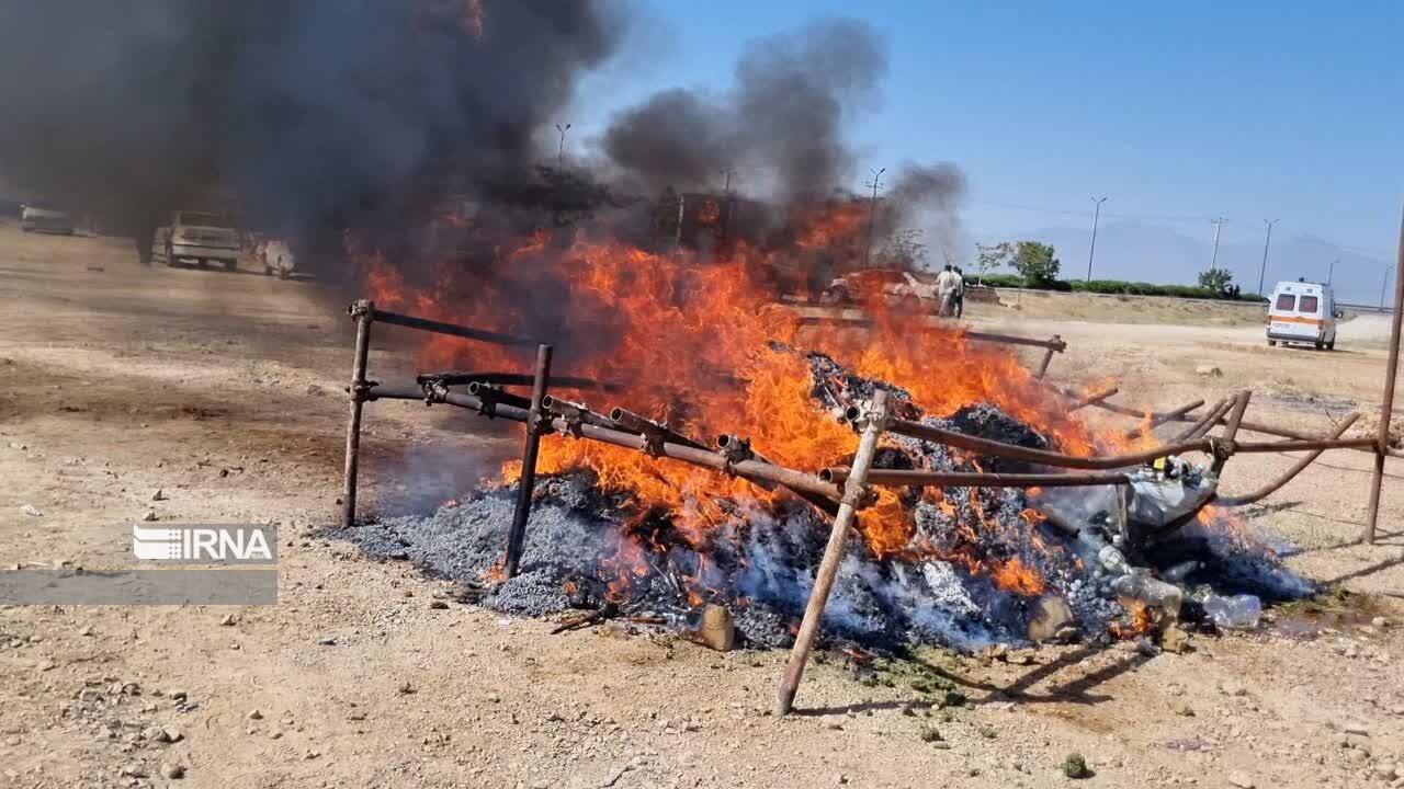 امحای ۴ تن مواد مخدر و کشف ۶ کیلوگرم هروئین در الیگودرز