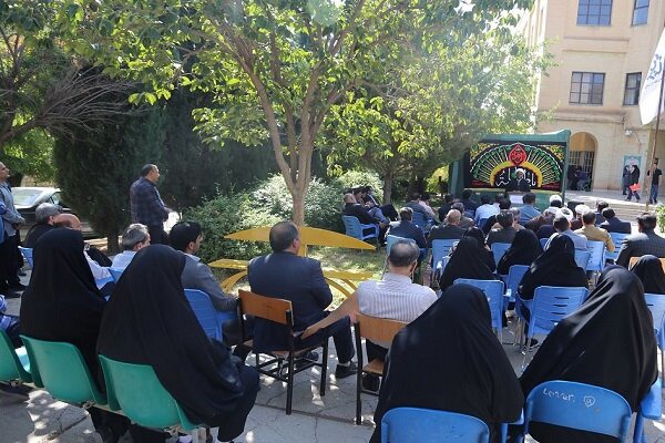 آئین سوگواری ایام فاطمیه در دانشگاه لرستان برگزار شد