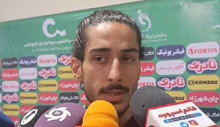 بازیکن نساجی: برای برد آمده بودیم اما شرایط بازی تغییر کرد